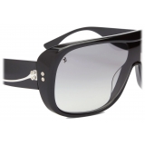 Ferrari - Ferrari Sunglasses in Black Acetate with Gradient Grey Lenses - Sunglasses - Ferrari Eyewear