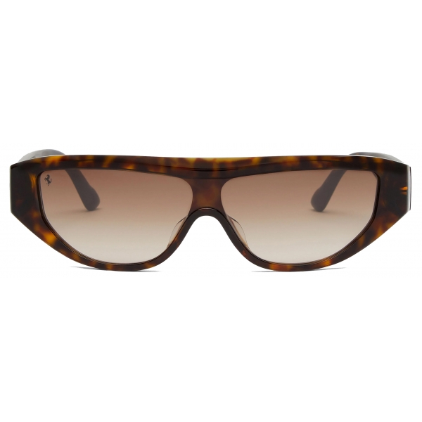 Ferrari - Ferrari Sunglasses in Havana Acetate with Gradient Brown Lenses - Sunglasses - Ferrari Eyewear