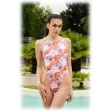 Grace - Grazia di Miceli - "Yokohama" Trikini with Itsukushima Print - Luxury Collection - Made in Italy - High Quality