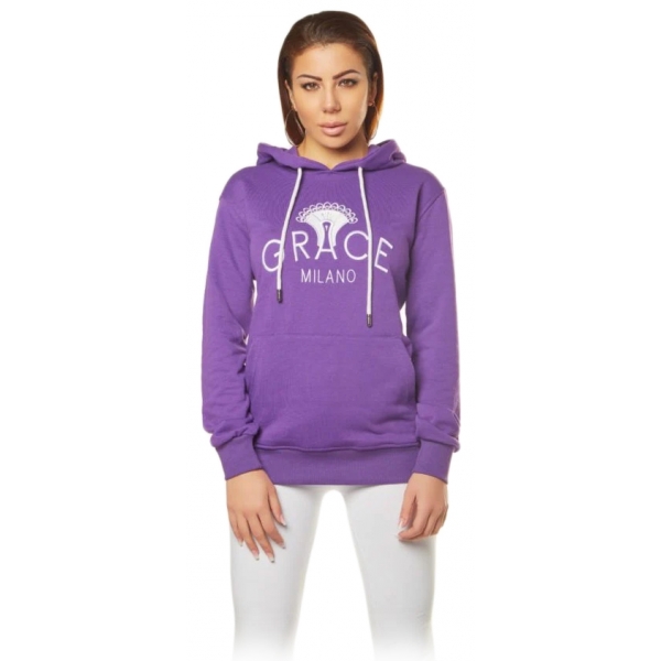 Grace - Grazia di Miceli - Women's Grace Hooded Sweatshirt - Luxury Collection - Made in Italy - High Quality