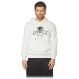 Grace - Grazia di Miceli - Men's Marco Hooded Sweatshirt - Luxury Collection - Made in Italy - High Quality