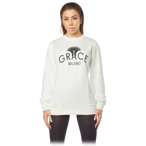 Grace - Grazia di Miceli - Marco Women's Crew Neck Sweatshirt - Luxury Collection - Made in Italy - High Quality