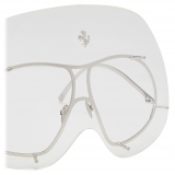 Ferrari - Ferrari Limited Edition Metal Sunglasses with Transparent Shield - Sunglasses - Ferrari Eyewear