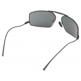 Ferrari - Ferrari Sunglasses in Black Metal with Grey Lenses - Sunglasses - Ferrari Eyewear