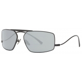 Ferrari - Ferrari Sunglasses in Black Metal with Grey Lenses - Sunglasses - Ferrari Eyewear