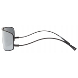 Ferrari - Ferrari Sunglasses in Black Metal with Grey Lenses - Sunglasses - Ferrari Eyewear