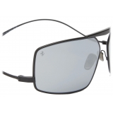 Ferrari - Ferrari Sunglasses in Black Metal with Grey Lenses - Sunglasses - Ferrari Eyewear