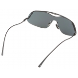 Ferrari - Ferrari Sunglasses in Black Metal with Red Mirror Grey Lenses - Sunglasses - Ferrari Eyewear