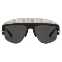 Ferrari - Occhiale da Sole Ferrari con Lente Specchiata Grigio Argento - Occhiali da Sole - Ferrari Eyewear