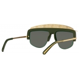 Ferrari - Occhiale da Sole Ferrari con Lente Specchiata Oro - Occhiali da Sole - Ferrari Eyewear