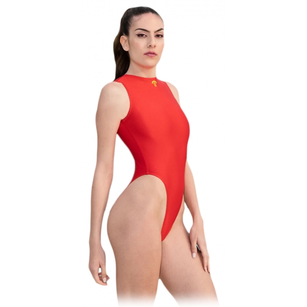 Grace - Grazia di Miceli - One Piece "Tokyo" Solid Red - Luxury Collection - Made in Italy - High Quality