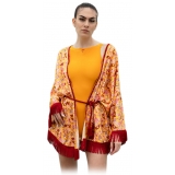 Grace - Grazia di Miceli - Miyajima Oriental Print Women's Kimono - Luxury Collection - Made in Italy - High Quality