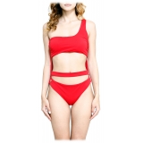 Grace - Grazia di Miceli - Women's Trikini "Miami Beach" Red - Luxury Collection - Made in Italy - High Quality