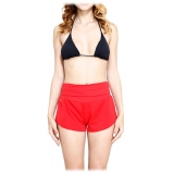 Grace - Grazia di Miceli - Red "Lincoln Road" Women's Shorts - Luxury Collection - Made in Italy - High Quality