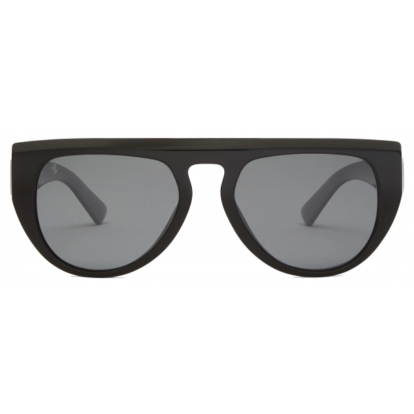 Ferrari - Ferrari Sunglasses in Black Acetate with Polarised Mirror Lenses - Sunglasses - Ferrari Eyewear