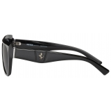 Ferrari - Ferrari Sunglasses in Black Acetate with Polarised Mirror Lenses - Sunglasses - Ferrari Eyewear