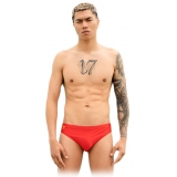 Grace - Grazia di Miceli - Red Osaka Men's Briefs - Luxury Collection - Made in Italy - High Quality