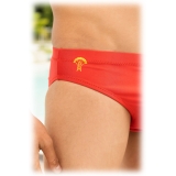 Grace - Grazia di Miceli - Red Osaka Men's Briefs - Luxury Collection - Made in Italy - High Quality