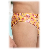 Grace - Grazia di Miceli - Sensoji "Osaka" Print Men's Briefs - Luxury Collection - Made in Italy - High Quality