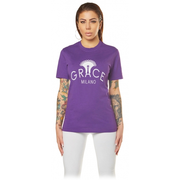 Grace - Grazia di Miceli - T-Shirt Donna Grace - Luxury Collection - Made in Italy - Alta Qualità