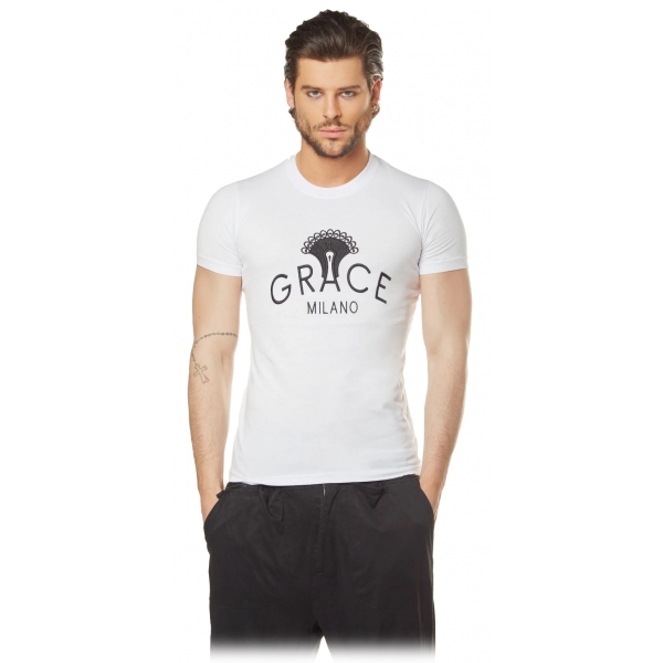 Grace - Grazia di Miceli - T-Shirt Uomo Marco - Luxury Collection - Made in Italy - Alta Qualità