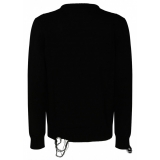 Givenchy - Maglione in Cotone Bianco e Nero con Stelle 4G - Givenchy Exclusive Luxury Collection