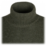 Givenchy - Maglione in Cashmere Verde Militare - Givenchy Exclusive Luxury Collection