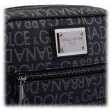 Dolce & Gabbana - Borsa a Tracolla Rivestita in Jacquard - Dolce & Gabbana Exclusive Luxury Collection