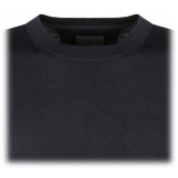 Givenchy - Maglione in Maglia Fine Blu Notte - Givenchy Exclusive Luxury Collection