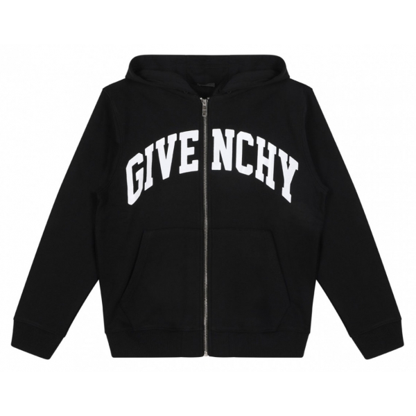 Givenchy - Black Lettering Logo Hoodie - Givenchy Exclusive Luxury Collection