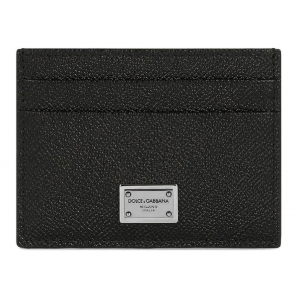 Dolce & Gabbana - Black Leather Wallet - Dolce & Gabbana Exclusive Luxury Collection