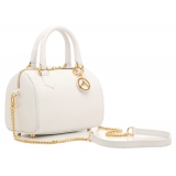 Avvenice - Thesaura - Premium Leather Bag - White - Handmade in Italy - Exclusive Luxury Collection