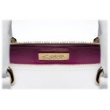 Avvenice - Thesaura - Premium Leather Bag - White - Handmade in Italy - Exclusive Luxury Collection