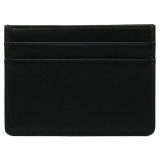 Dolce & Gabbana - Black and Grey Calf Leather Logo Jacquard Card Holder - Dolce & Gabbana Exclusive Luxury Collection