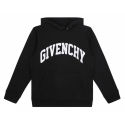 Givenchy - Felpa con Cappuccio con Logo e Scritta Nera - Givenchy Exclusive Luxury Collection