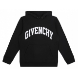 Givenchy - Black Lettering Logo Hoodie - Givenchy Exclusive Luxury Collection