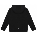 Givenchy - Black Lettering Logo Hoodie - Givenchy Exclusive Luxury Collection