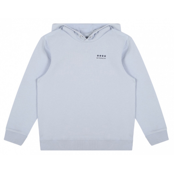 Givenchy - Pale Blue Hooded Sweatshirt - Givenchy Exclusive Luxury Collection