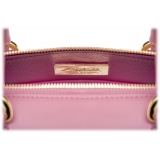 Avvenice - Thesaura - Premium Leather Bag - Pink - Handmade in Italy - Exclusive Luxury Collection