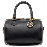 Avvenice - Thesaura - Borsa in Pelle Premium - Nero - Handmade in Italy - Exclusive Luxury Collection