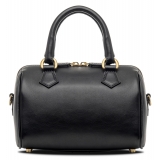 Avvenice - Thesaura - Borsa in Pelle Premium - Nero - Handmade in Italy - Exclusive Luxury Collection