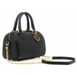 Avvenice - Thesaura - Borsa in Pelle Premium - Nero - Handmade in Italy - Exclusive Luxury Collection