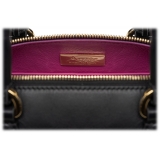 Avvenice - Thesaura - Borsa in Pelle Premium - Nero - Handmade in Italy - Exclusive Luxury Collection