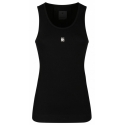 Givenchy - Black Ribbed Cotton Blend Tank Top - Givenchy Exclusive Luxury Collection