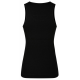 Givenchy - Black Ribbed Cotton Blend Tank Top - Givenchy Exclusive Luxury Collection