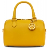 Avvenice - Thesaura - Premium Leather Bag - Yellow - Handmade in Italy - Exclusive Luxury Collection