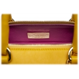 Avvenice - Thesaura - Borsa in Pelle Premium - Giallo - Handmade in Italy - Exclusive Luxury Collection