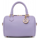 Avvenice - Thesaura - Premium Leather Bag - Lilac - Handmade in Italy - Exclusive Luxury Collection