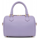 Avvenice - Thesaura - Borsa in Pelle Premium - Lilla - Handmade in Italy - Exclusive Luxury Collection