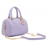 Avvenice - Thesaura - Premium Leather Bag - Lilac - Handmade in Italy - Exclusive Luxury Collection